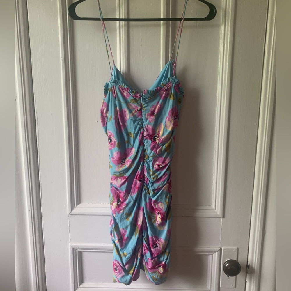 Zara Floral mini dress